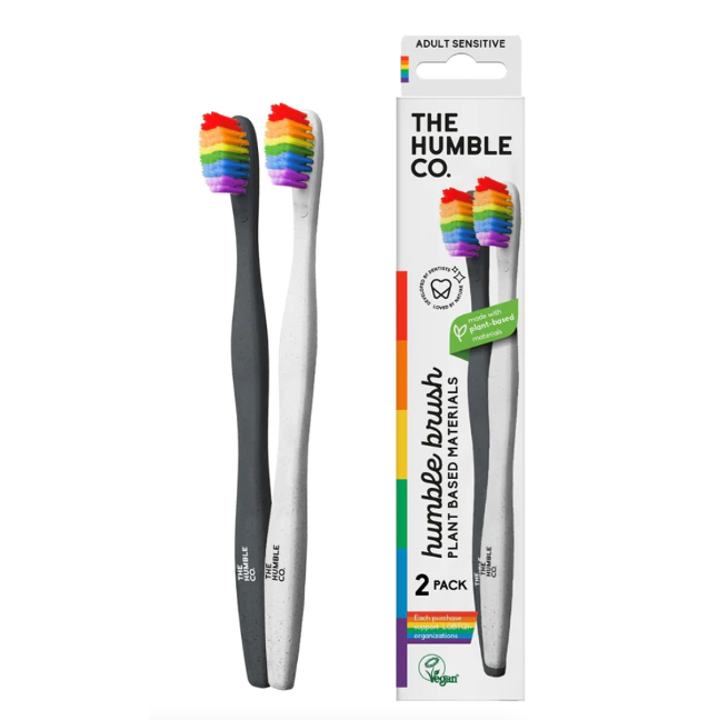 Plant-based Toothbrush 2-p - Sensitive Proud Version