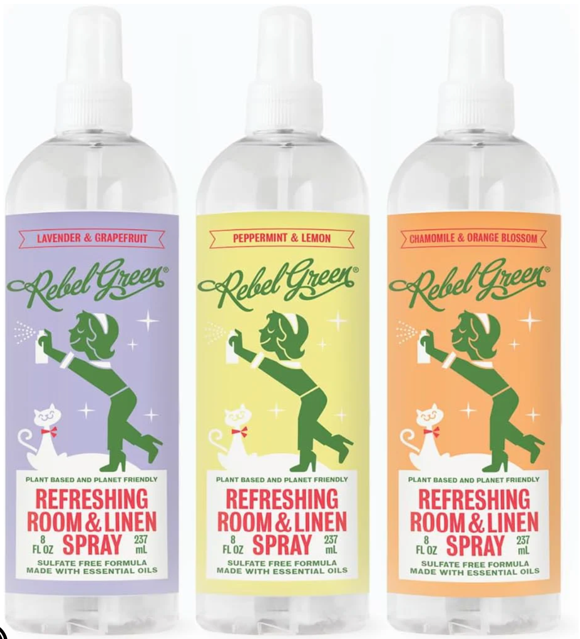 Refreshing Room & Linen Spray (8oz) - Variety Pack (Pack of 3)