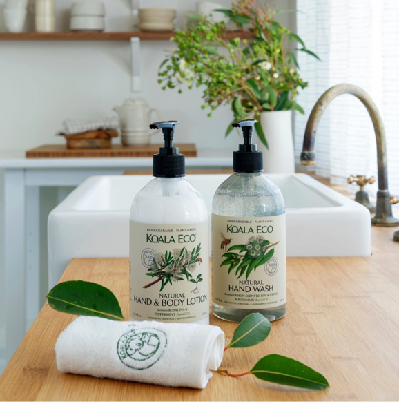 Hand Wash & Body Lotion Gift Pack Lemon Scented, Eucalyptus & Rosemary