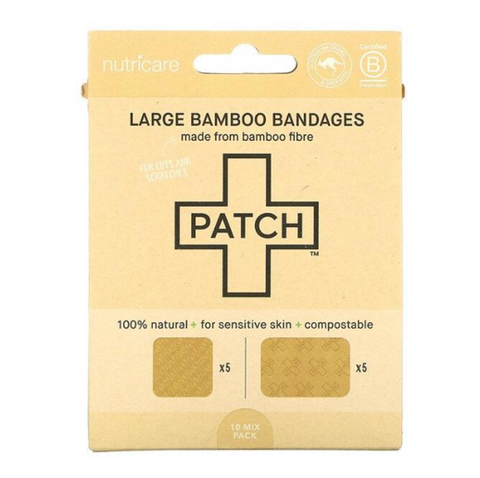 Patch Large Bamboo Bandages 10 Mix Pack