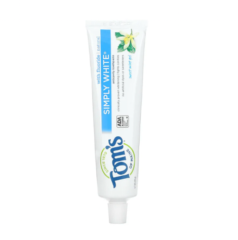 Simply White Fluoride Toothpaste, Sweet Mint Gel (134g)